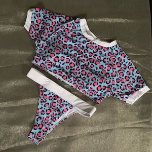 Pretty print swim wear
